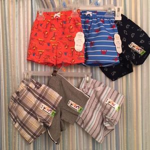 6 pairs 3-6month old shorts